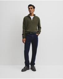 Country Road - Merino Nep Quarter Zip Knit