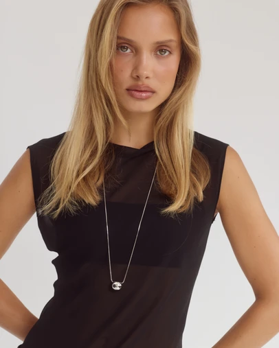 CENDRE - Delphine Necklace Silver