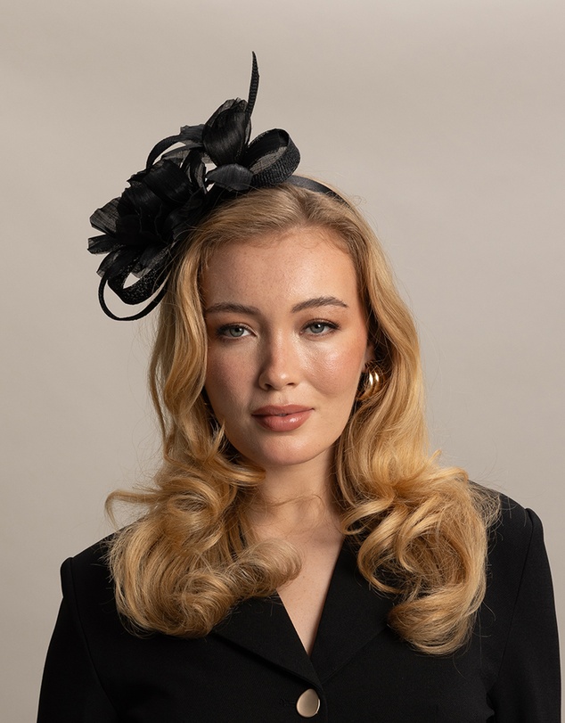 Morgan & Taylor - Wrenn Fascinator in Black