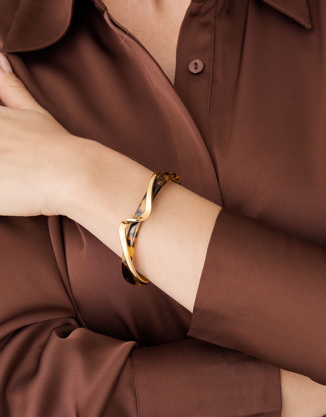 Forcast - Amber Gold Cuff