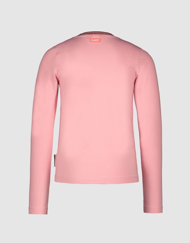 B.Nosy - Long Sleeve Embroidered Tee - Kids-Teens