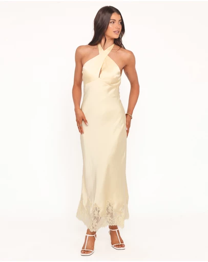 Petal & Pup - Jeannie Maxi Dress - Pale Yellow