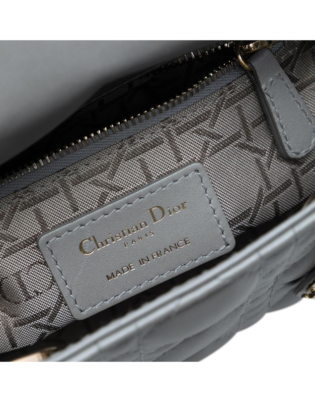 Pre-Loved by Azura Reborn - Pre-Loved Mini Lambskin Cannage Lady Dior