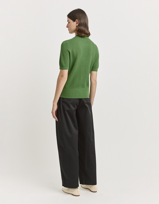Toorallie - Grain Stitch Button Polo