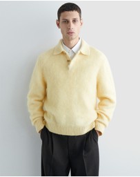 COS - Brushed Mohair-Blend Polo Jumper