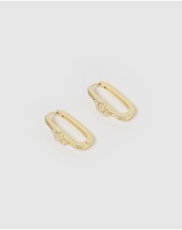Izoa - Viper Hoop Earrings