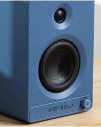 Victrola - Victrola Tempo Bookshelf Speakers - Blue