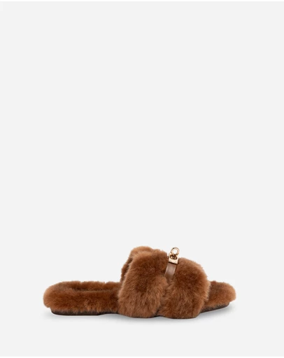 Ozwear Connection Uggs - Ugg Stella Charm Shearling Slide
