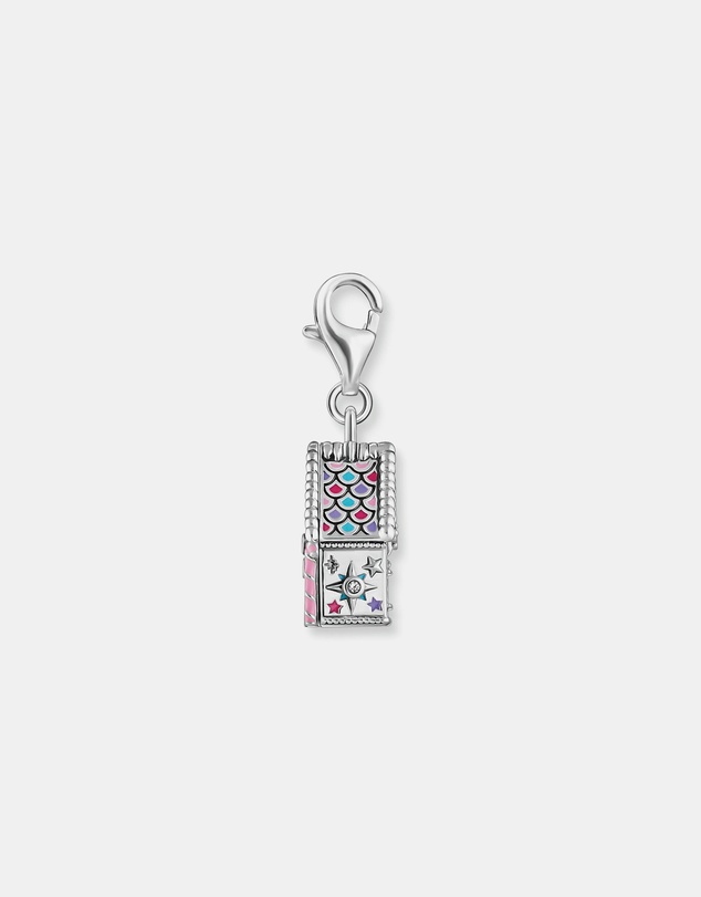 THOMAS SABO - Silver Charm Gingerbread House With Colourful Stones