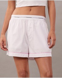 Calvin Klein - Cotton Poplin V Day Poplin Shorts