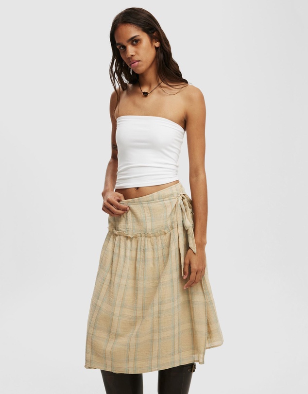 Cotton On - Gracie Wrap Midi Skirt