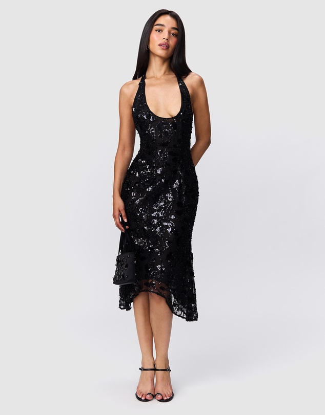 Guizio - Gisele Sequin Lace Dress
