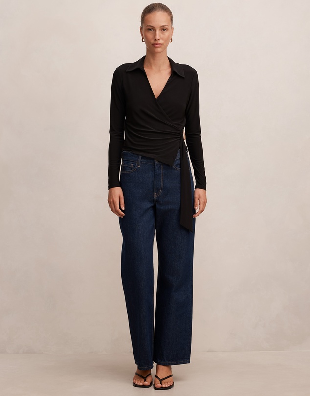 Forever New - Sabine Hardware Wrap Top