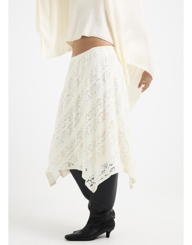 Alice In The Eve - Amara Handkerchief Midi Skirt