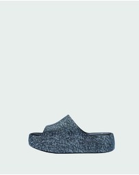 Melissa - Melissa Free Platform Slide Denim