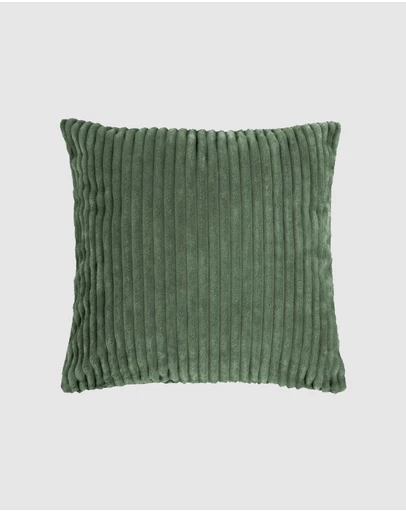 Bambury - Channel Square Cushion Juniper