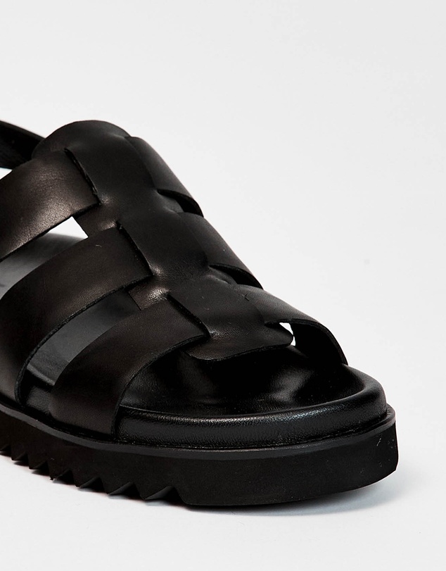 bul - Pandanus Sandal Black