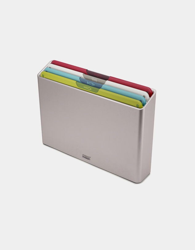 Joseph Joseph - Folio™ Icon 4-piece Large Chopping Board Set with Storage Case (Multicolour)