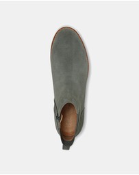 Vionic - Brionie Chelsea Boot - Olive Suede