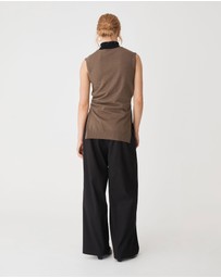 Forcast - Nora Sleeveless Tie Waist Knit