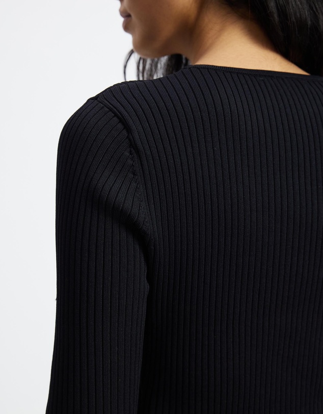 White By FTL - NEW DEE RIB KNIT TOP