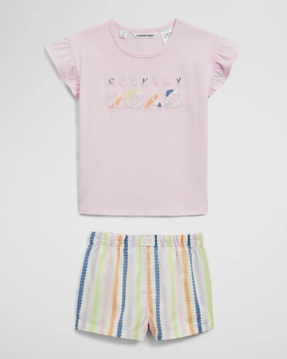 Country Road - Short Sleeve T-shirt Sleep Set