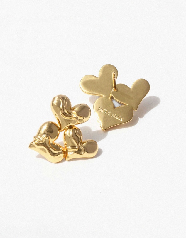 Jackie Mack - Velvet Heart Studs