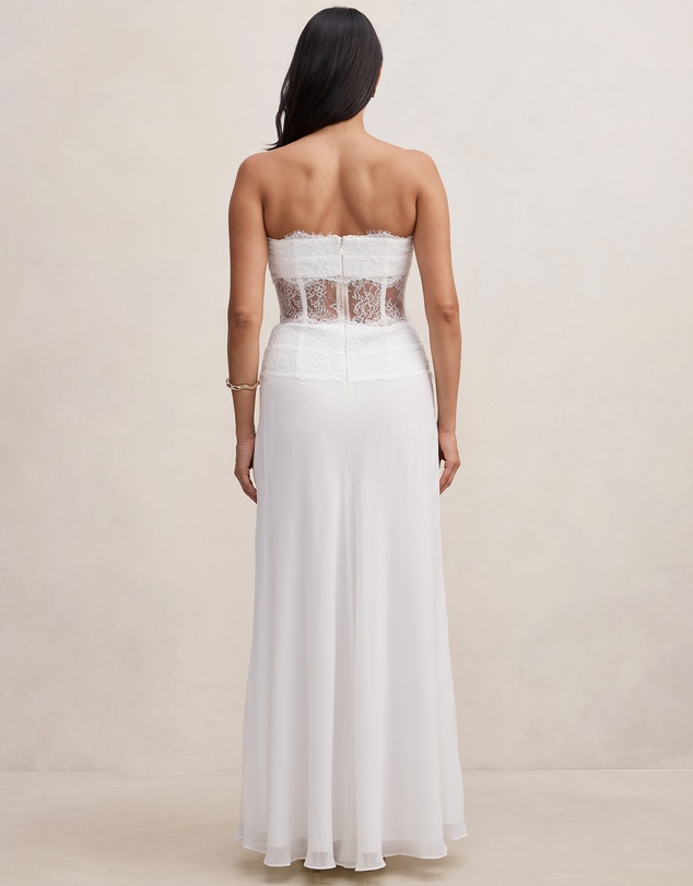 Forever New - Amity Lace Corset Sheer Maxi Dress