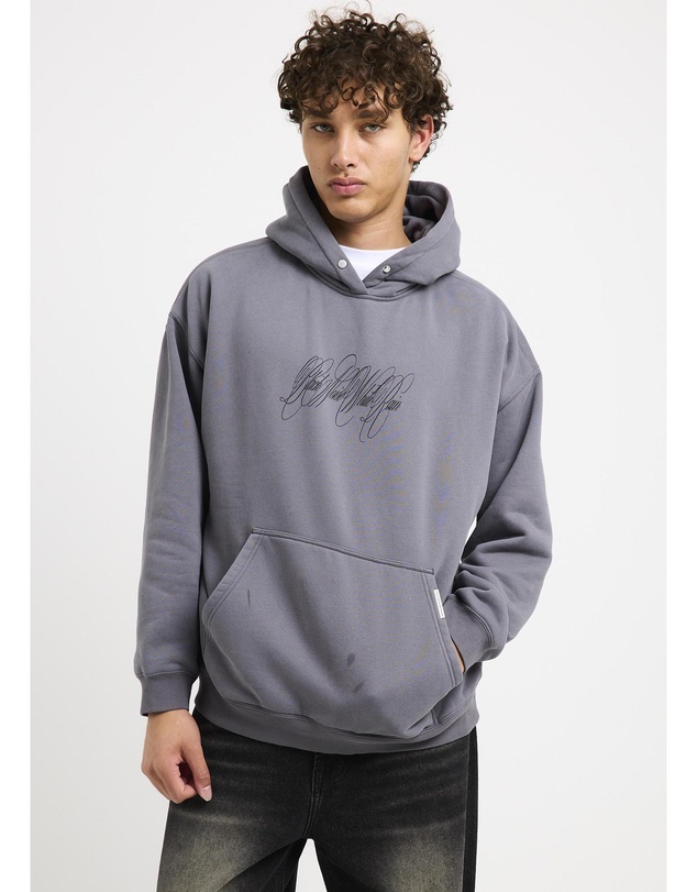 Black Noise White Rain - Charm Hoodie