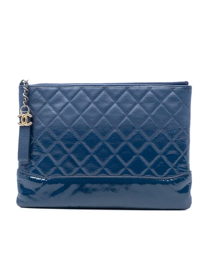 Pre-Loved by Azura Reborn - Pre-Loved Medium Aged Calfskin Gabrielle O Case Clutch