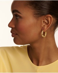 Ted Baker - Tiyaa Twisted Pearl Hoop Earrings