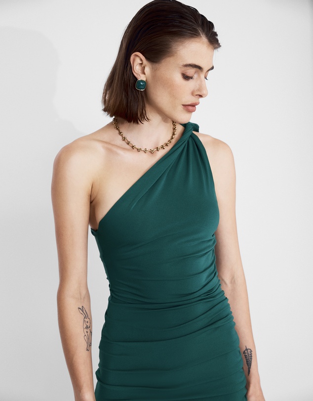 Lakeyo - Kate Emerald Green Mini Dress