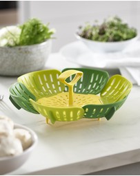 Joseph Joseph - Bloom™ Folding Steamer Basket (Green)