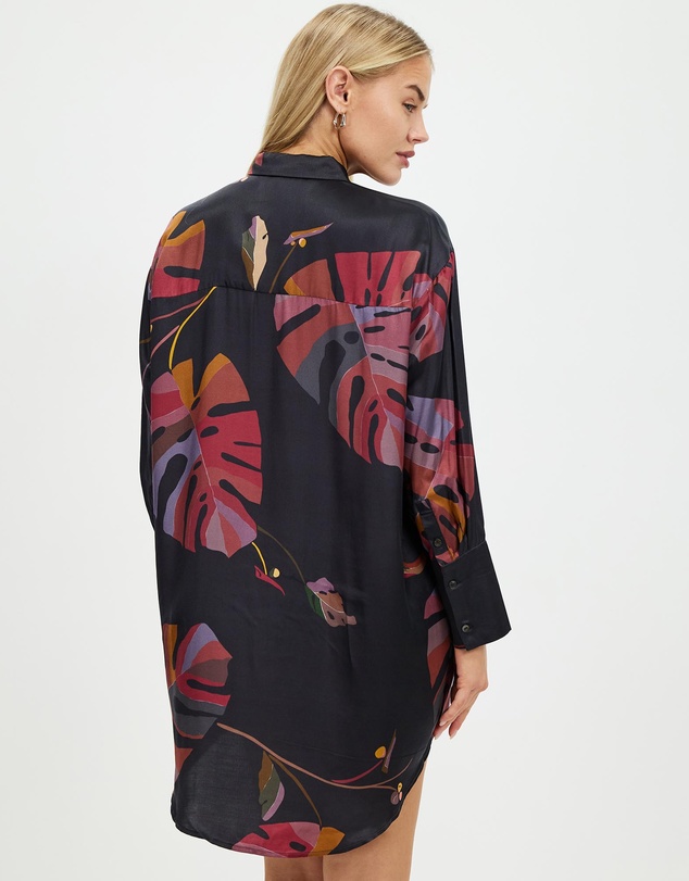 Grace Willow - Jasmine Silk Shirt Dress