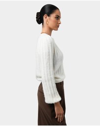 Forcast - Aura Fluffy Knit Cardigan