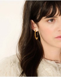 Rachel Jackson - Electric Goddess Statement Gold Hoop Earrings