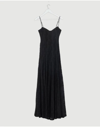 Revibe - Repaired CHANCERY Zara Lace Maxi Dress - AU 8