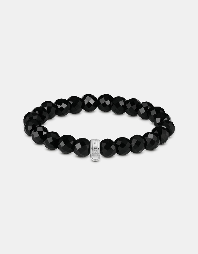 THOMAS SABO - THOMAS SABO Charm bracelet Obsidian Oval Beads