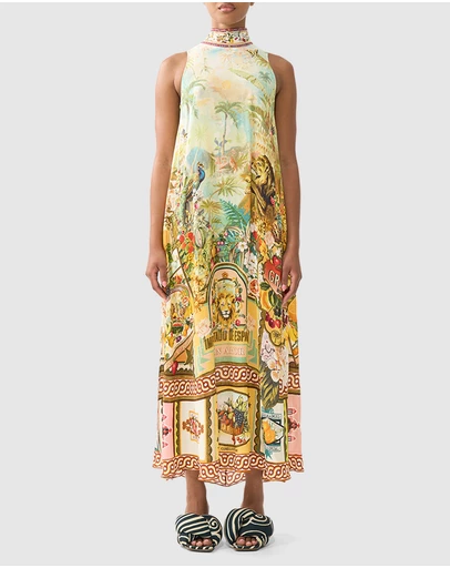 Camilla - High Neck Dress with Back Neck