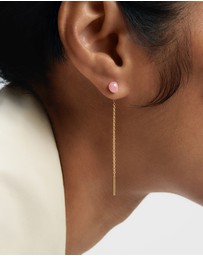 PDPAOLA - Rhodochrosite Lyra Earrings