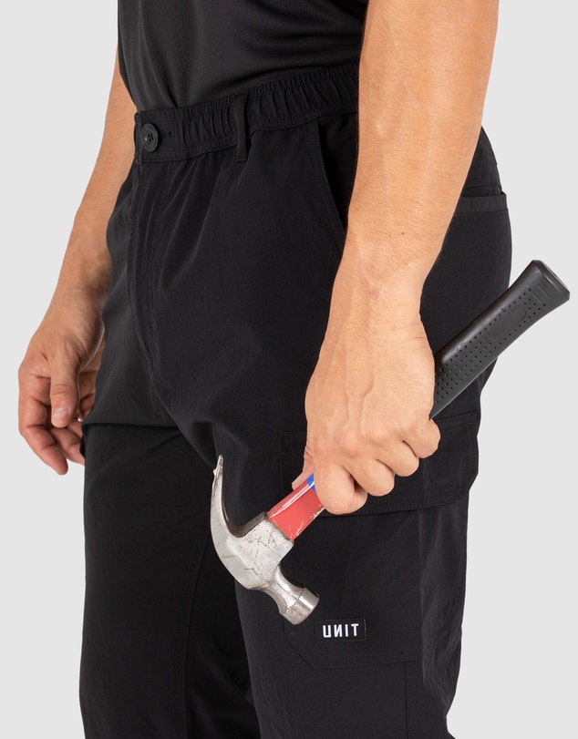 UNIT Workwear - UNIT Mens Cuffed Cargo Flexlite Utility Pants