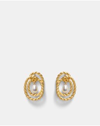 MIMCO - Twine Pearl Stud Earrings