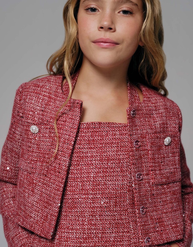 Bardot Junior - Lana Boucle Jacket - Kids-Teens