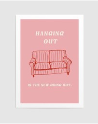 Olive et Oriel - Hanging Out by Treechild Art Print