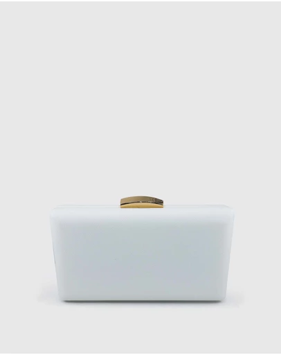 Izoa - Bianca PU Leather Clutch