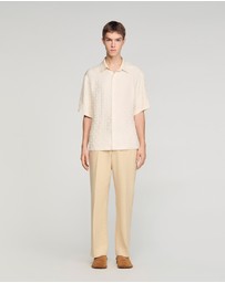 Sandro - Jacquard Cross Mc Shirt