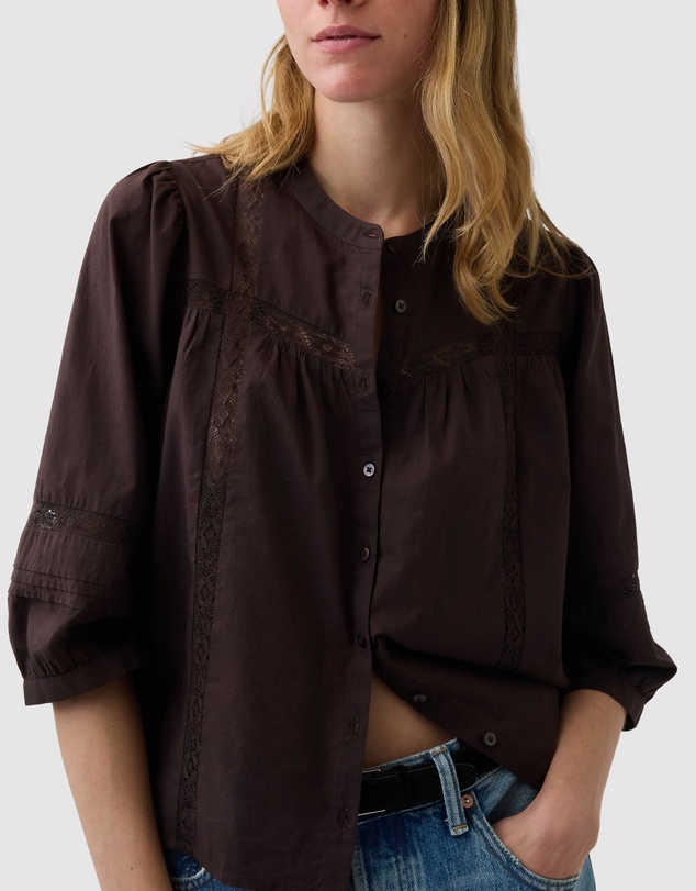 GAP - 3/4 Sleeve Femme Lace Top