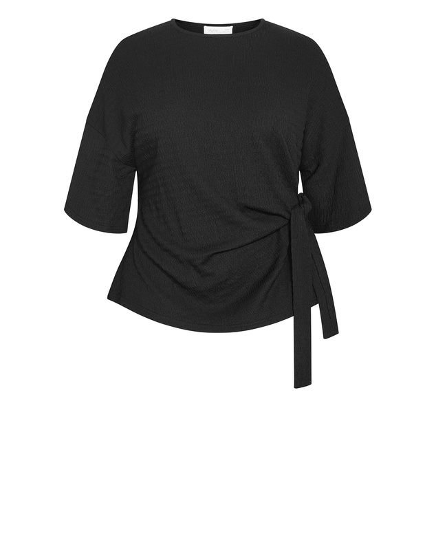 City Chic - Brianna Side Tie Top