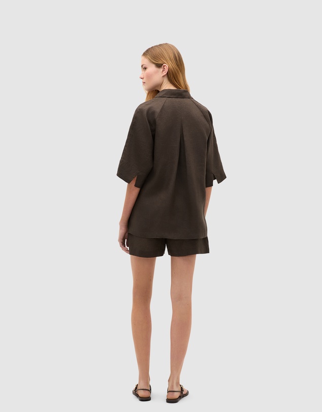 Seed Heritage - Core Linen Half Placket Popover