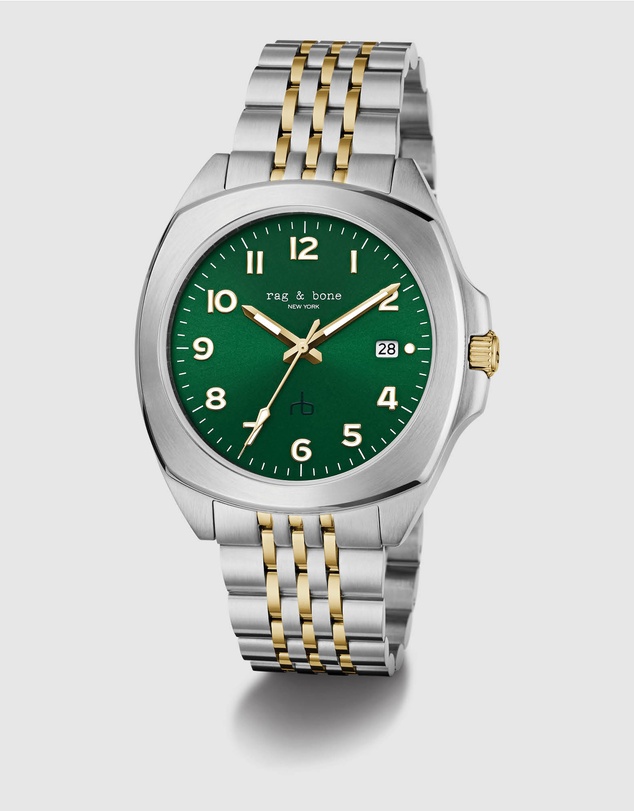 rag & bone - Rag & Bone Bleeker Two-Tone Analogue Watch